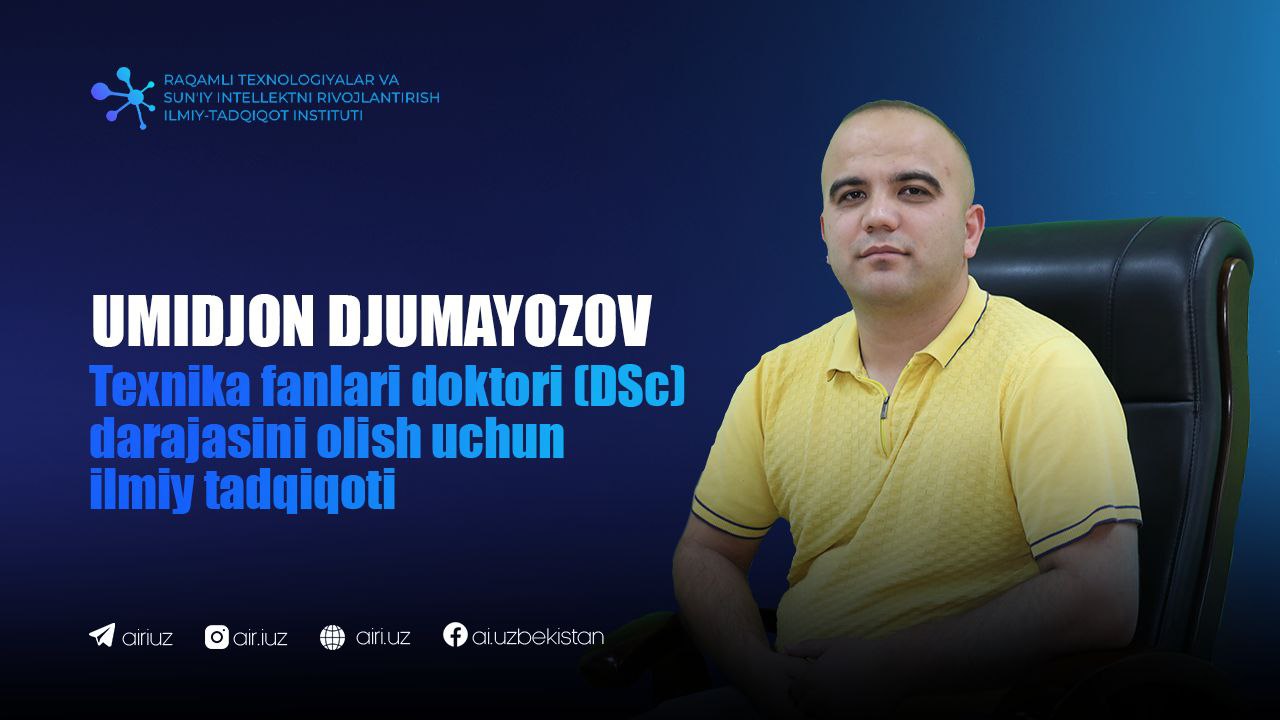 Djumayozov Umidjon Zafarjonovich